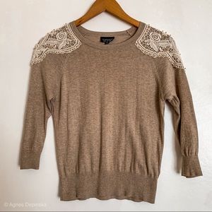 Embroidered boho style sweater Spring 2019